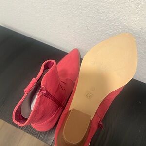 Bambi Western Pink Women's Ankle Boots